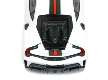 Ferrari 488 Pista BBR Models 1/43 BBRC202CFG Metallic Italia White