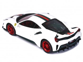 Ferrari 488 Pista BBR Models 1/43 BBRC202CFG Bianco Italia Metallizzato