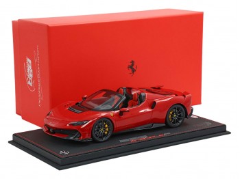 Ferrari 296 Speciale A BBR Models 1/18 P18270B Corsa Red with display case