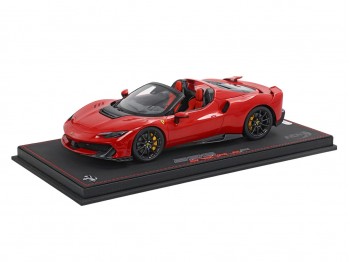 Ferrari 296 Speciale A BBR Models 1/18 P18270B Corsa Red with display case