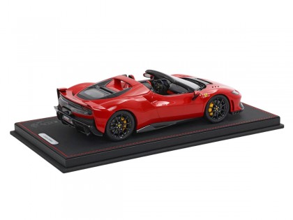 Ferrari 296 Speciale A BBR Models 1/18 P18270B Rouge Corsa avec vitrine 2