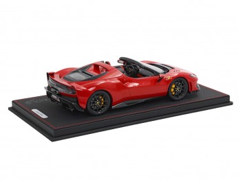 Ferrari 296 Speciale A BBR Models 1/18 P18270B Corsa Red with display case