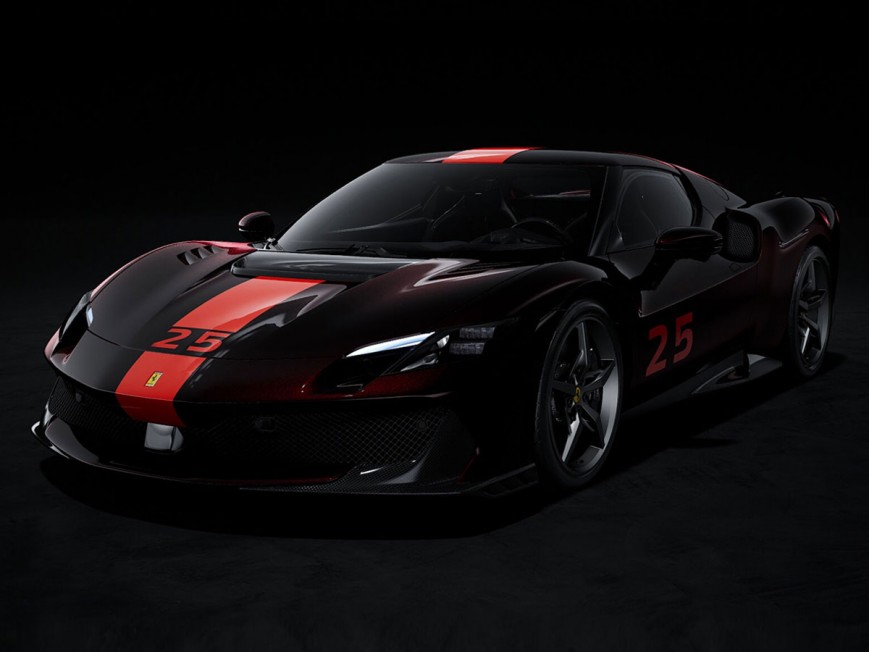Ferrari 296 Speciale MR Collection 1/18 FE048SE Noir Purosangue avec vitrine