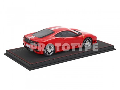 Ferrari 360 Challenge Stradale BBR Models 1/18 P18262A Rouge Corsa avec vitrine 2