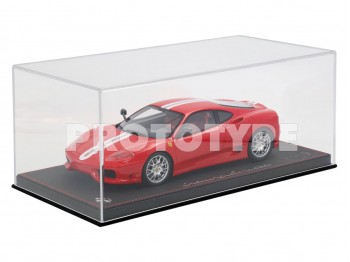 Ferrari 360 Challenge Stradale BBR Models 1/18 P18262A Rouge Corsa avec vitrine
