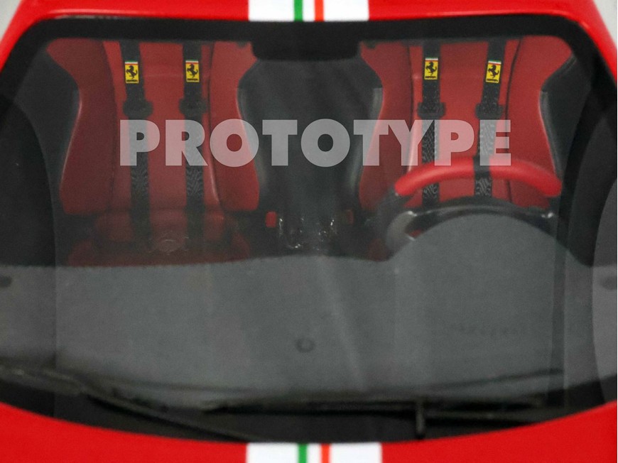 Ferrari 360 Challenge Stradale BBR Models 1/18 P18262A Rouge Corsa avec vitrine