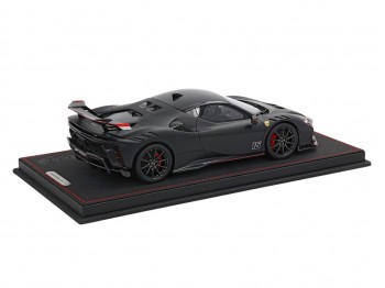 Ferrari SF90 XX Stradale Charles Leclerc BBR Models 1/18 P18237CL Matt Black with display case