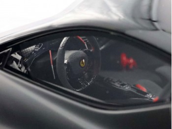 Ferrari SF90 XX Stradale Charles Leclerc BBR Models 1/18 P18237CL Matt Black with display case