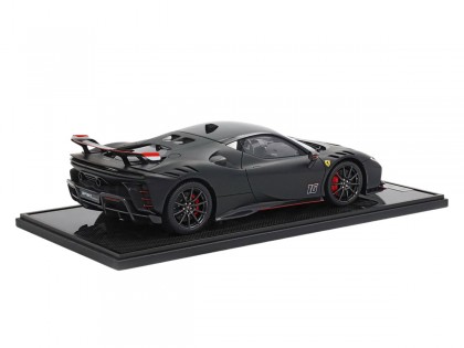 Ferrari SF90 XX Stradale Charles Leclerc BBR Models 1/12 BBR1220CL Nero Opaco con vetrina 2