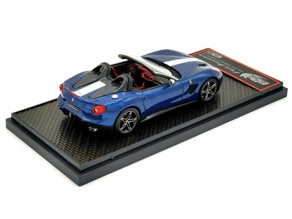 Ferrari F60 America 60° Anniversary in USA 2014 BBR Models 1/43 BBRC182 Metallic Nart Blu 2