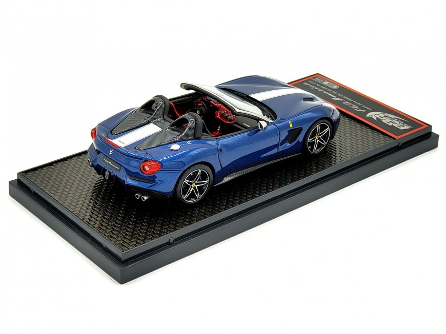 Ferrari F60 America 60° Anniversary in USA 2014 BBR Models 1/43 BBRC182 Blu Nart Metallizzato