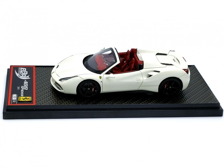 Ferrari 488 Spider BBR Models 1/43 BBRC173MW Bianco Avus Opaco