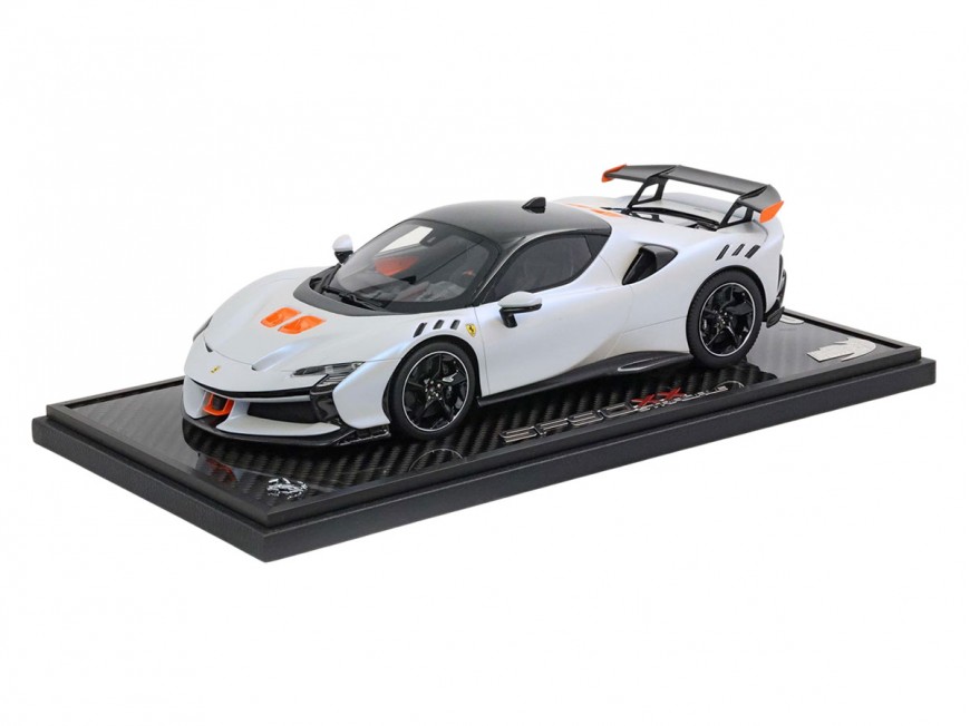 Ferrari SF90 XX Stradale BBR Models 1/18 P18237OMST1 Sea Wave with display case