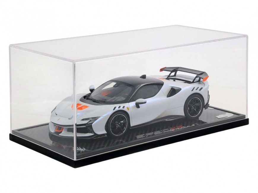 Ferrari SF90 XX Stradale BBR Models 1/18 P18237OMST1 Sea Wave with display case