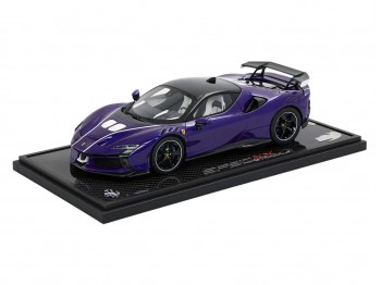 Ferrari SF90 XX Stradale BBR Models 1/18 P18237VIO Violet 21 avec vitrine