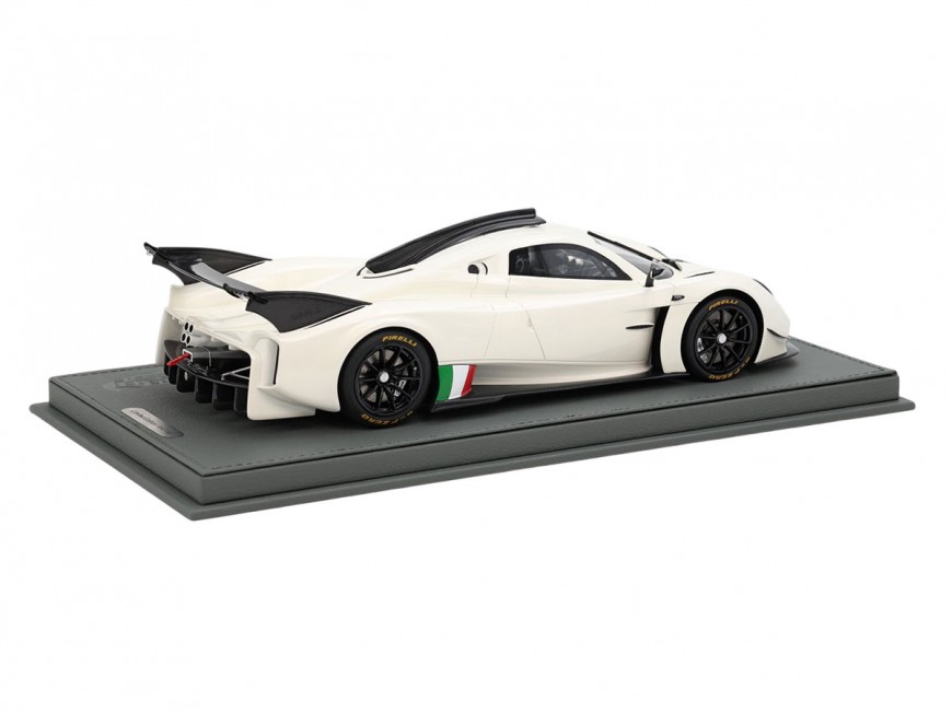 Bbr P18218E 1/18 Pagani Huayra R Noir Mat Et Bleu France Limité