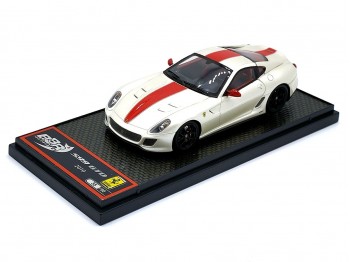 Ferrari 599 GTO 2010 BBR Models 1/43 BBRC35FW Bianco Fuji Metallizzato