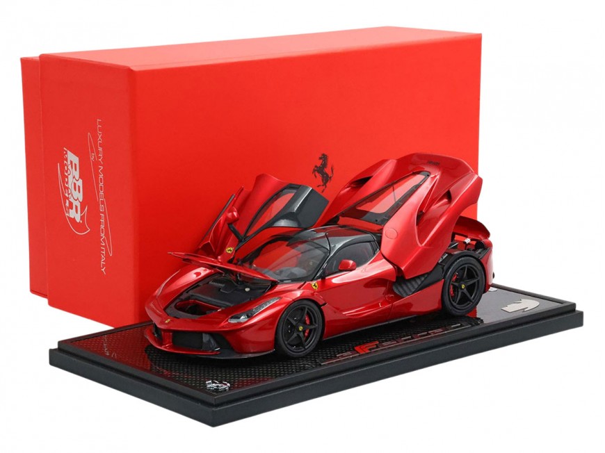 Ferrari LaFerrari die-cast BBR Models 1/18 BBR182240B F1 Rouge 2007 avec vitrine