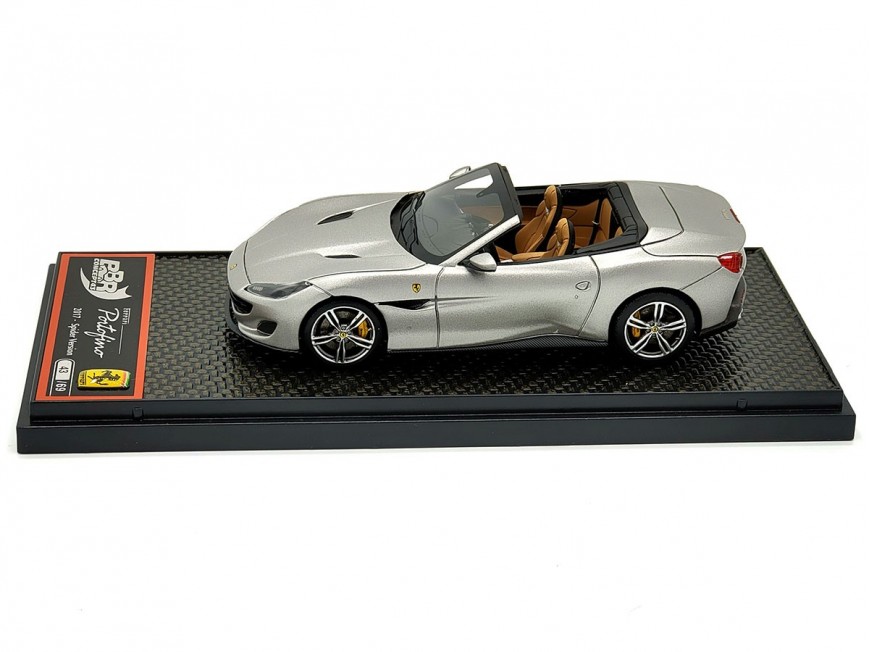 Ferrari Portofino Spider BBR Models 1/43 BBRC207F Matt Silver