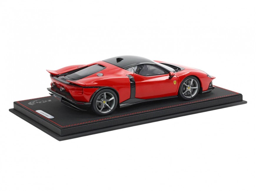 Ferrari 849 Testarossa BBR Models 1/18 P18275D Rouge Corsa avec vitrine