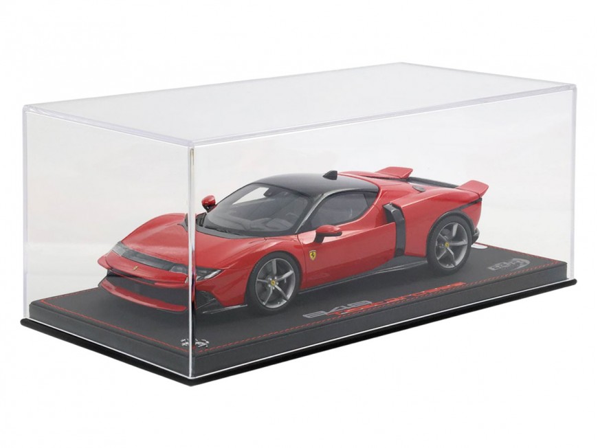 Ferrari 849 Testarossa BBR Models 1/18 P18275D Rouge Corsa avec vitrine