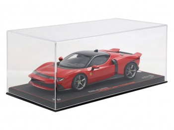 Ferrari 849 Testarossa BBR Models 1/18 P18275D Rouge Corsa avec vitrine