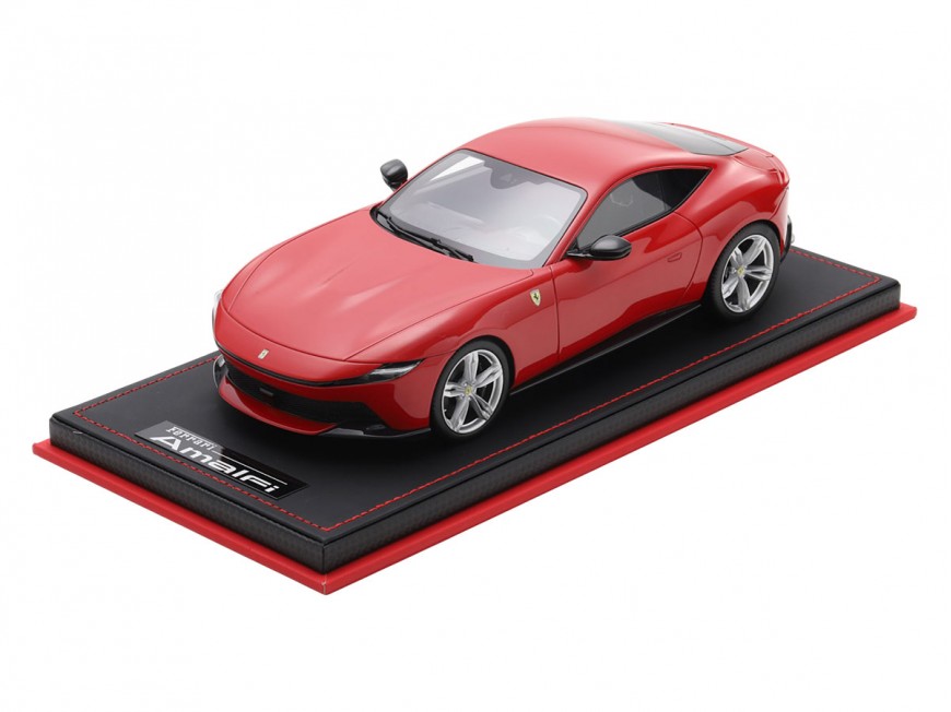 Ferrari Amalfi MR Collection 1/18 FE046E Rouge Corsa avec vitrine