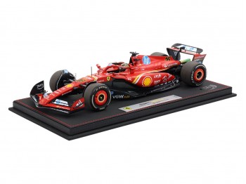 Ferrari SF-24 GP Italy Monza Charles Leclerc Winner die-cast BBR Models 1/18 BBR241816DDIE with display case