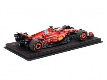 Ferrari SF-24 GP Italy Monza Charles Leclerc Winner die-cast BBR Models 1/18 BBR241816DDIE with display case