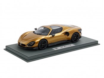 Alfa Romeo 33 Stradale BBR Models 1/18 P18264E Ocre avec vitrine
