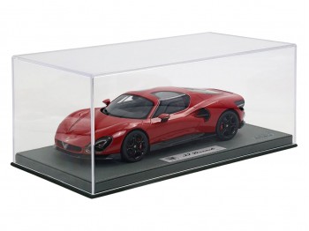Alfa Romeo 33 Stradale BBR Models 1/18 P18264B Rouge Alfa avec vitrine