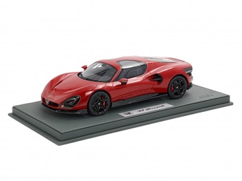 Alfa Romeo 33 Stradale BBR Models 1/18 P18264B Rouge Alfa avec vitrine