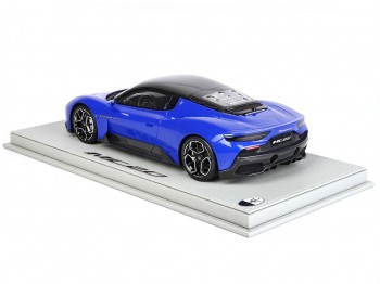 Maserati MC20 BBR Models 1/18 P18191E Metallic Infinito Blu with display case