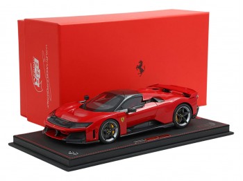 Ferrari F80 BBR Models 1/18 P18253A1 Corsa 322 Red with display case