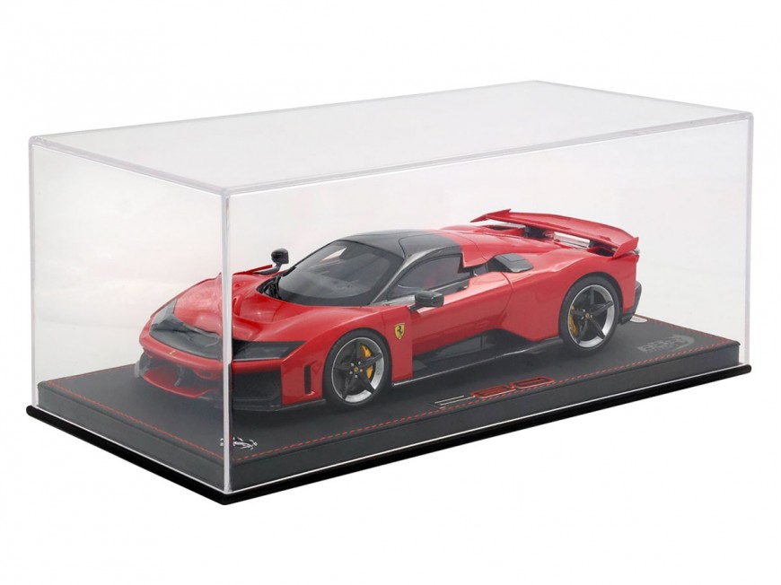 Ferrari F80 BBR Models 1/18 P18253A1 Rouge de Course 322 avec vitrine