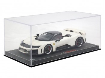 Ferrari F80 BBR Models 1/18 P18253C Italia White with display case