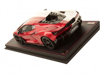 Lamborghini Revuelto Lamborghini Day Japan MR Collection 1/18 LAMBO058SE12 Asopo White fading to Khonsu Red with display case