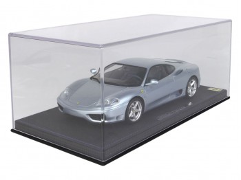Ferrari 360 Modena F1 gearbox BBR Models 1/18 P18172B Alloy Grey with display case