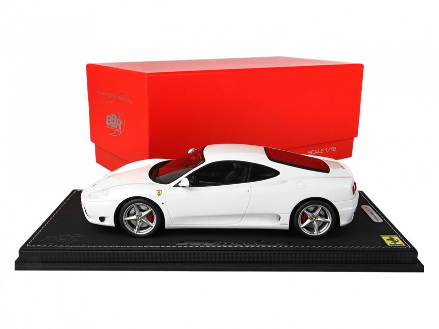 Ferrari 360 Modena F1 gearbox BBR Models 1/18 P18172C White with display case