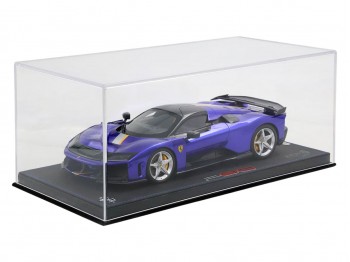 Ferrari F80 BBR Models 1/18 P18253D Electric Blue with display case