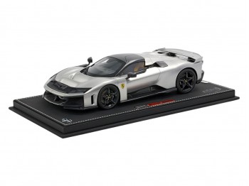 Ferrari F80 BBR Models 1/18 P18253E Alluminio con vetrina