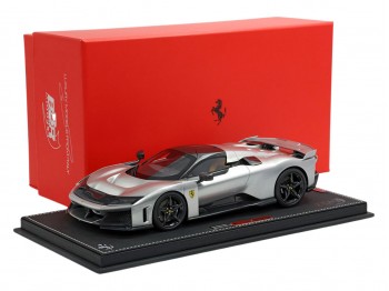 Ferrari F80 BBR Models 1/18 P18253E Alluminio con vetrina