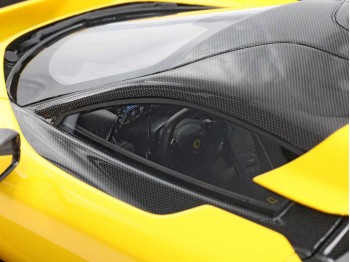 Ferrari F80 BBR Models 1/18 P18253L Modena Yellow with display case