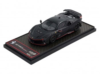 Ferrari SF90 XX Stradale Charles Leclerc BBR Models 1/43 BBRC285CL Noir Mat