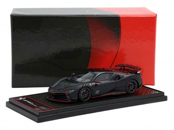 Ferrari SF90 XX Stradale Charles Leclerc BBR Models 1/43 BBRC285CL Noir Mat