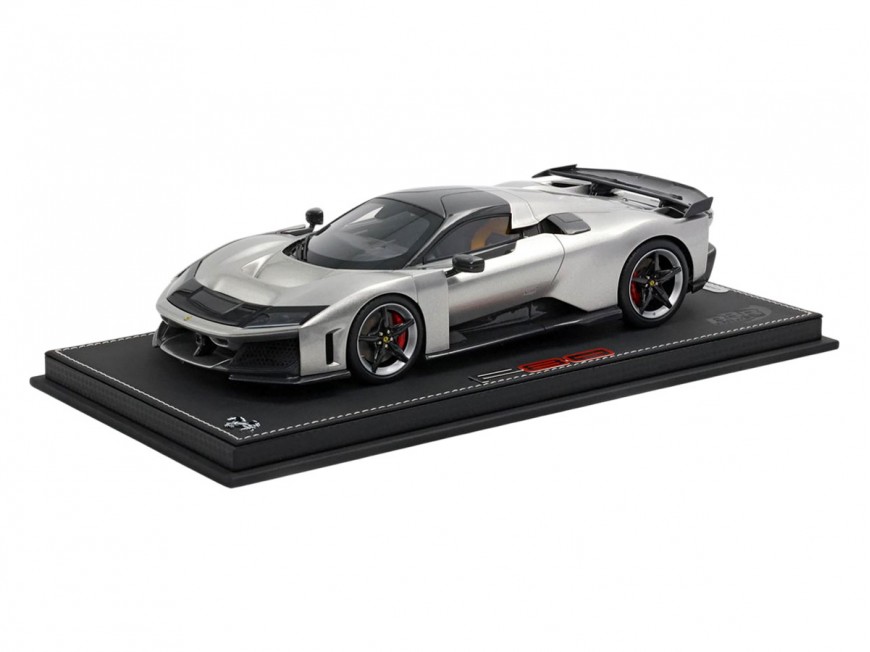 Ferrari F80 BBR Models 1/18 P18253E1 Aluminium with display case