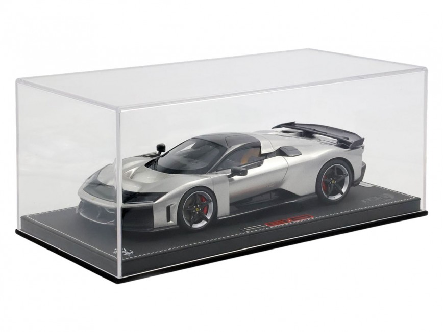 Ferrari F80 BBR Models 1/18 P18253E1 Aluminium with display case