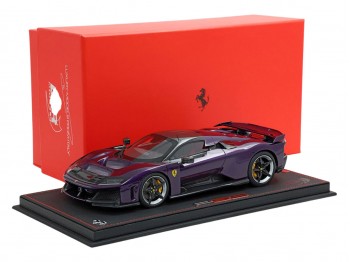 Ferrari F80 BBR Models 1/18 P18253M Hong Kong Violet with display case