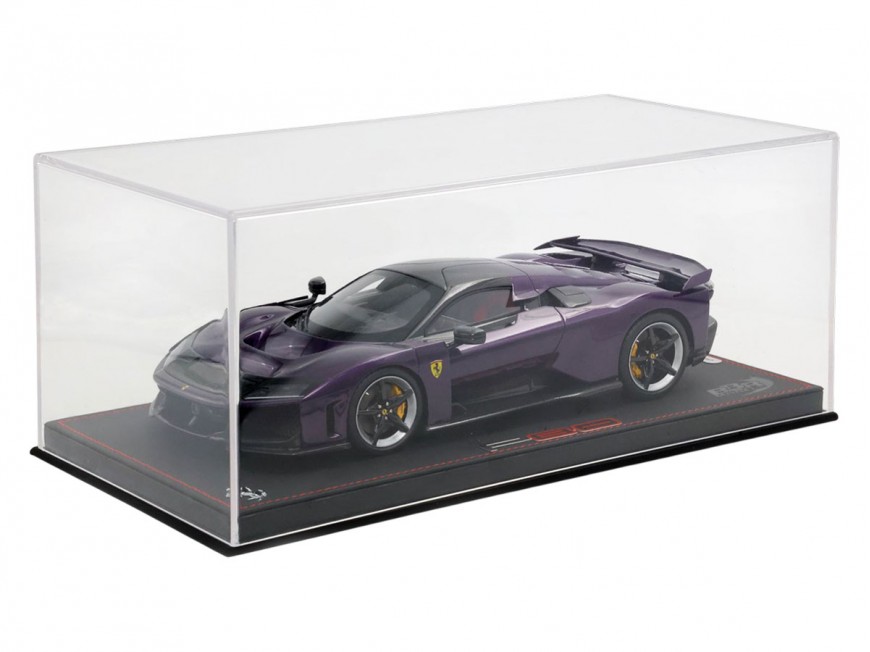 Ferrari F80 BBR Models 1/18 P18253M Hong Kong Violet with display case