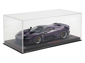 Ferrari F80 BBR Models 1/18 P18253M Violet Hong Kong avec vitrine